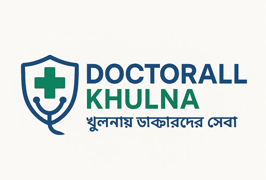 Doctor examining a patient in Khulna